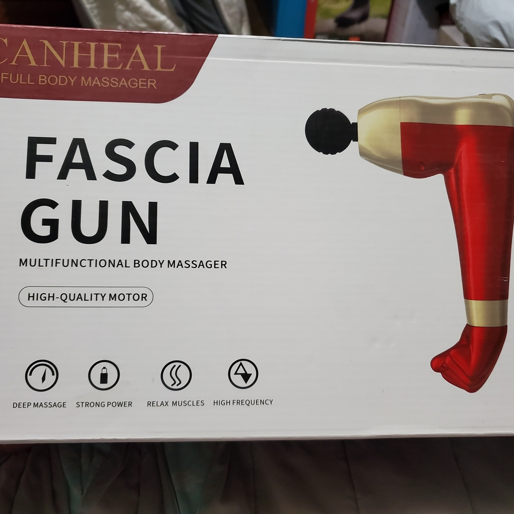 Red Fascia Gun Massager